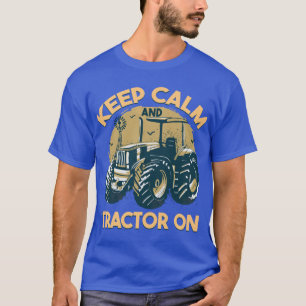 American Midwest Farmer Comic Style US Patriotic T-Shirt