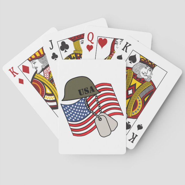 American Military Playing Cards (Back)