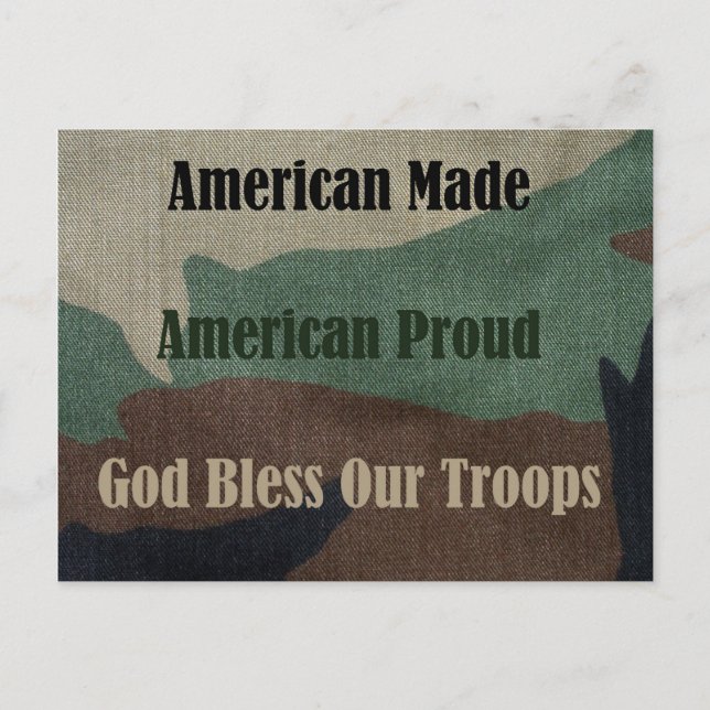 American Military Postcard (Front)