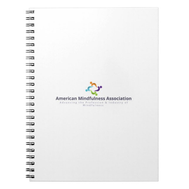 American Mindfulness Association Spiral Notebook (Front)