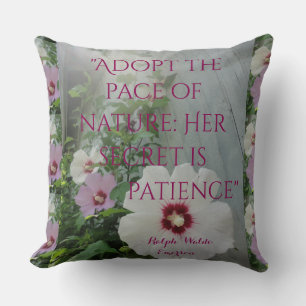 American MoJo Pillow Celebrate, Patience Quotes