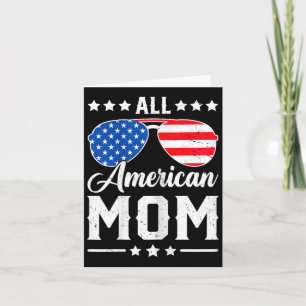 American Mom 4th Of July Funny Patriotic Usa Match Card