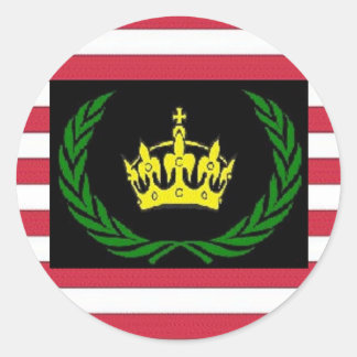 American Monarchist Party Logo Classic Round Sticker
