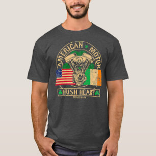 American Motor Irish Heart T-shirt for Irish