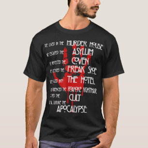 american movies horror story halloween T-Shirt