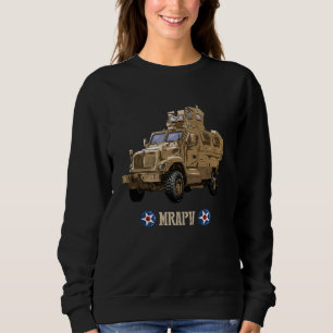 American MRAP Mine Resistant Ambush Protected vehi Sweatshirt