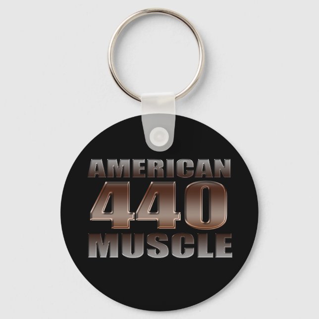 american muscle 440 mopar keychain (Front)