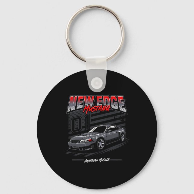 American Muscle Car New Edge Coupe 4.6  Keychain (Front)