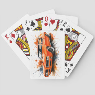 American Muscle Car Playing Cards