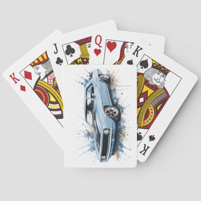 American Muscle Car Playing Cards (Back)