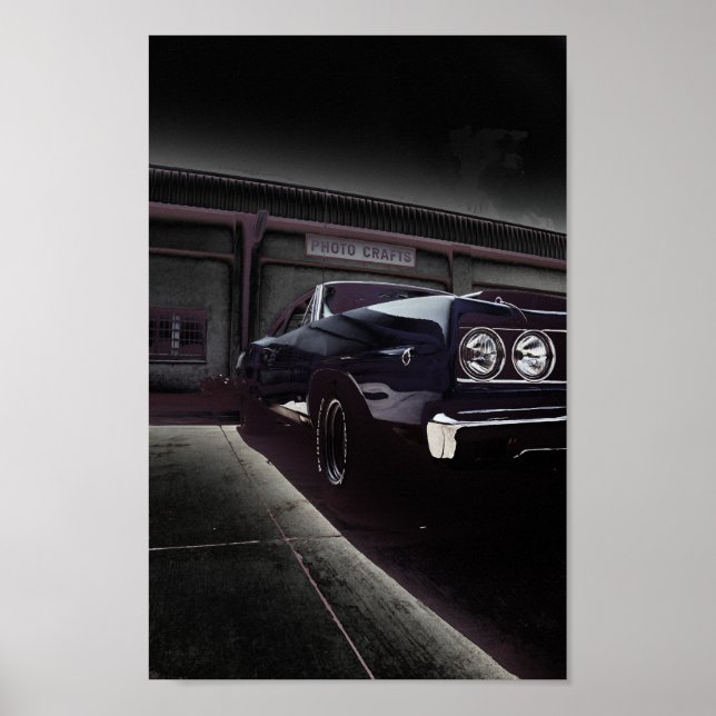 American Muscle Car Poster (Front)
