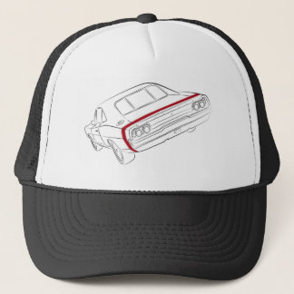 American muscle car trucker hat