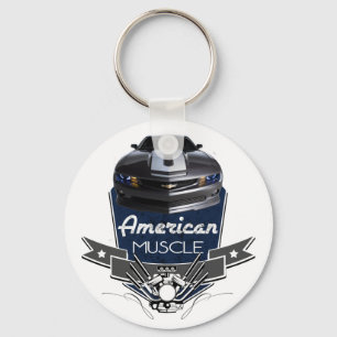 American Muscle New Camaro Keychain