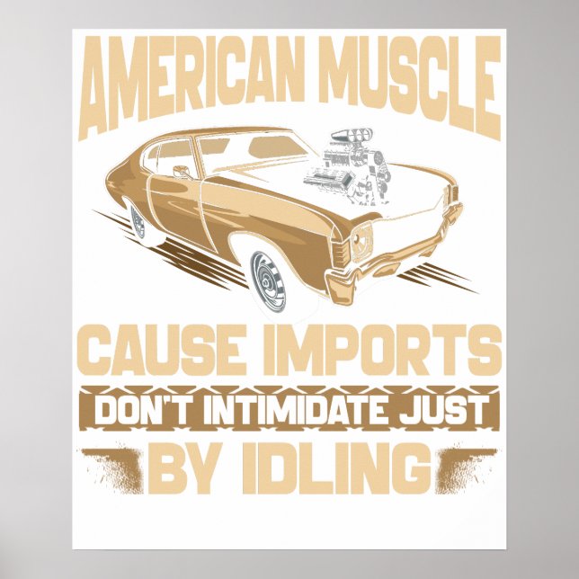 American Muscle Poster (Front)