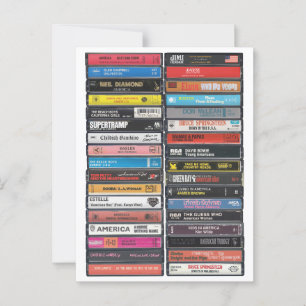American Music - USA Anthems Cassette Print Postcard