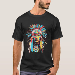 American Native Indian Brave Warrior Inspiration  T-Shirt