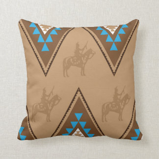 American Native Pattern Throw Pillow