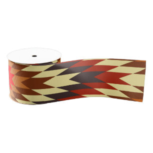 american native traditional ethnic costume motif grosgrain ribbon