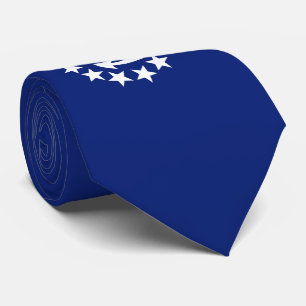 American Nautical Yacht Flag Anchor Stars Tie