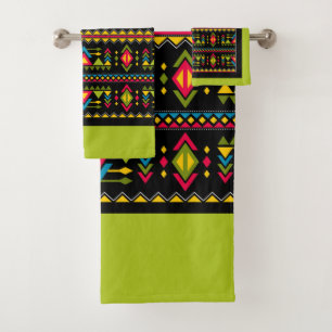 American Navajo Indian  Bath Towel Set