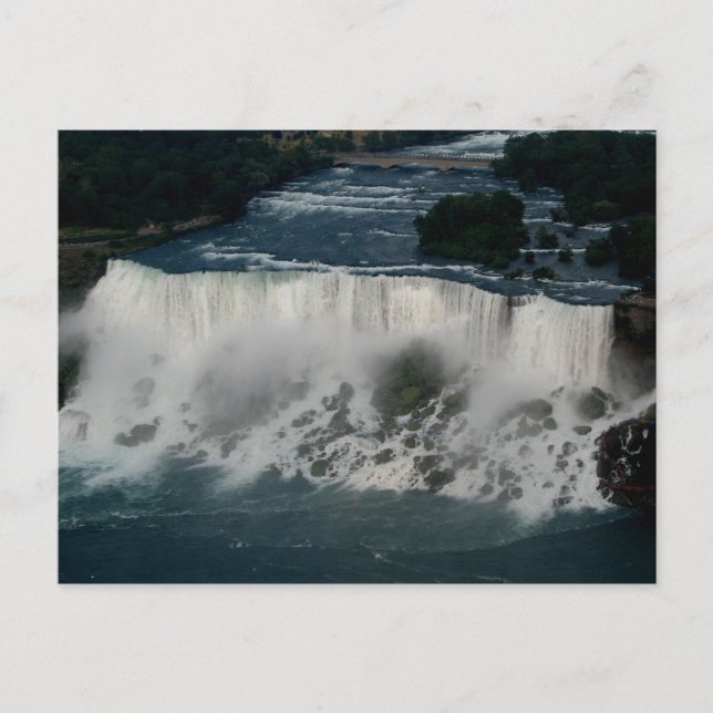 American Niagara Falls: Aerial View from Skylon Postcard (Front)