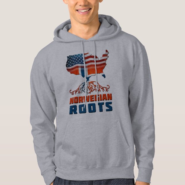 American Norwegian Roots Hoodie (Front)