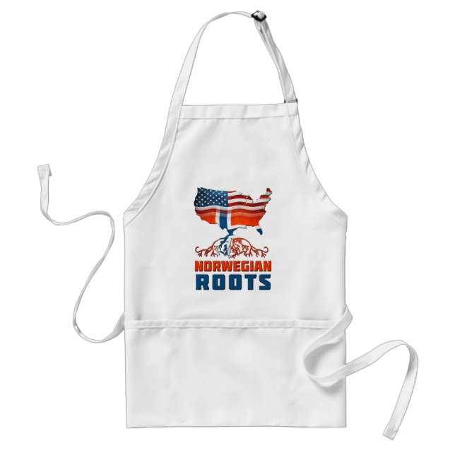 American Norwegian Roots Standard Apron (Front)
