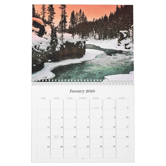 American Odyssey Calendar (Jan 2026)