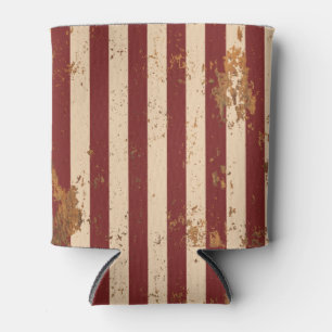 American Old Glory 4th of July Stripes Can Cooler
