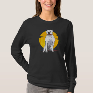 American Old Southern White Bulldog Vintage 13 T-Shirt