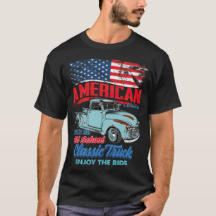 American old truck gay pride people  T-Shirt