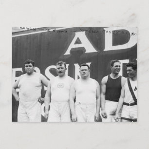 American Olympians in Stockholm, 1912 Postcard