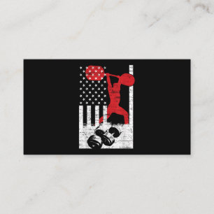 American Olympic Weightlifting Business Card