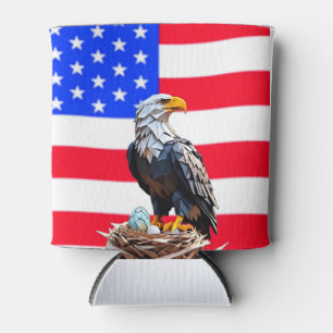 American Origami Eagle Koozie