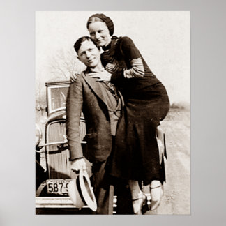 American Outlaws Bonnie & Clyde The Barrow Gang Poster