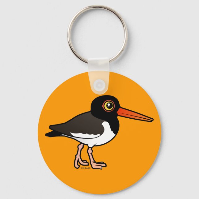 American Oystercatcher Keychain (Front)