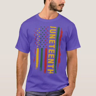 American pan african colours for celebrating June T-Shirt