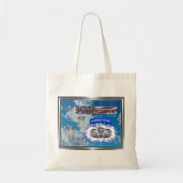 American Paratrooper  Tote Bag (Front)