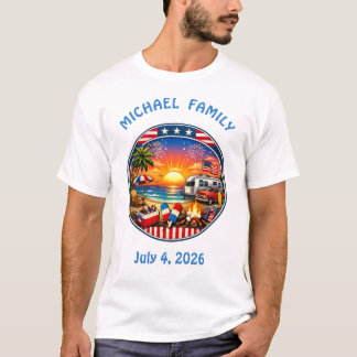 American party matching tee shirts