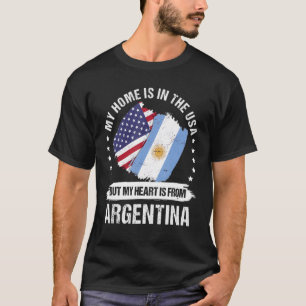 American Patriot Argentinian Flag American Argenti T-Shirt