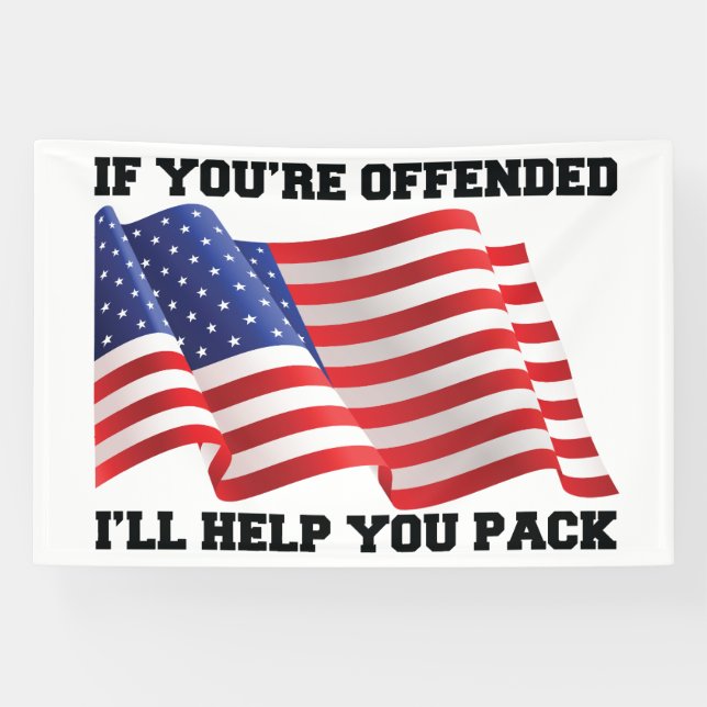 American patriot  banner (Horizontal)