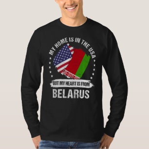 American Patriot Belarus Flag American Belarusian  T-Shirt