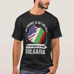 American Patriot Bulgaria Flag American Bulgarian T-Shirt