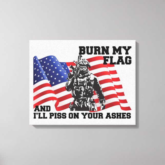 American Patriot Canvas Print (Front)