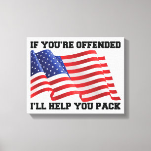 American patriot canvas print