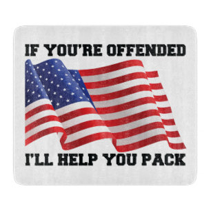 American patriot  cutting board