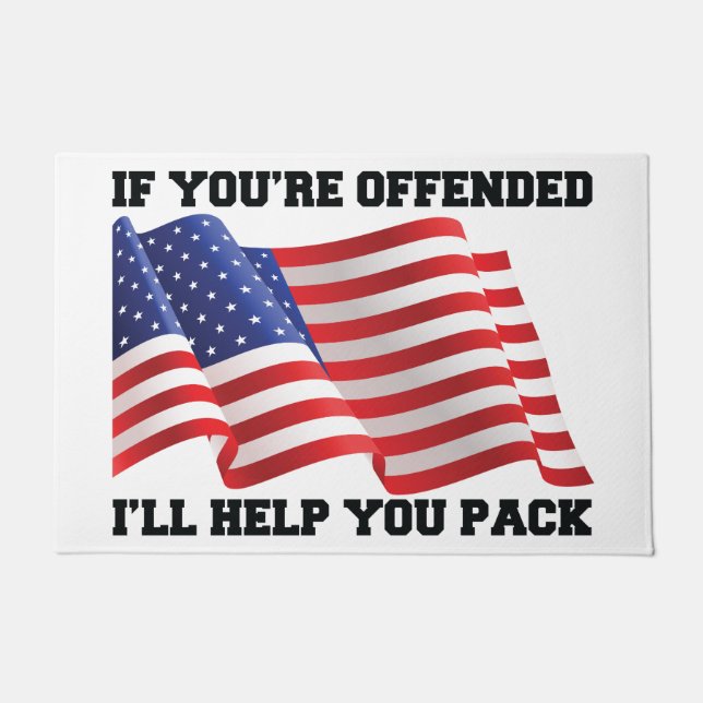 American patriot  doormat (Front)