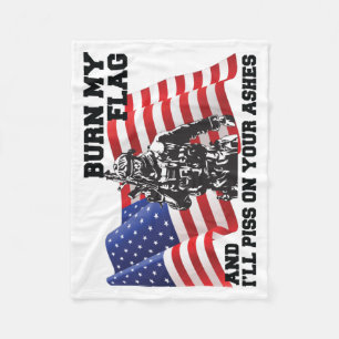 American Patriot Fleece Blanket