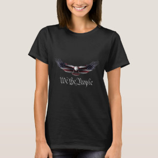 American Patriot Freedom Eagle Usa Flag T-Shirt