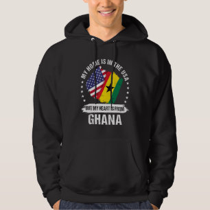 American Patriot Ghana Flag American Ghanian Roots Hoodie